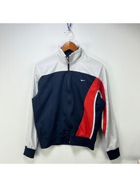 Vintage Nike Y2K Track Jacket Women's Large Swoosh